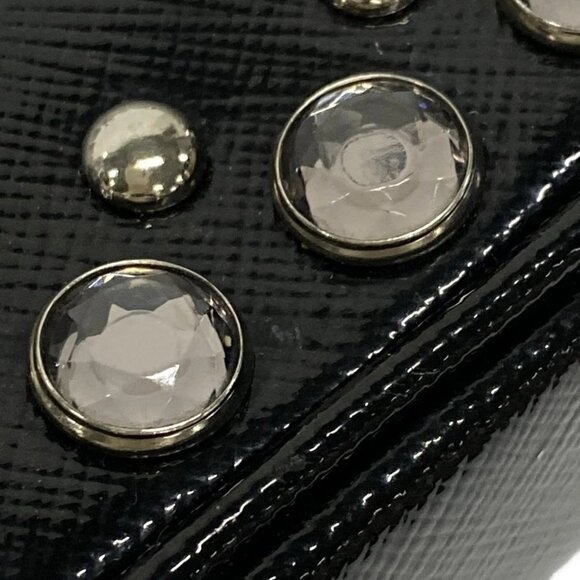 Auth PRADA - Black Patent Leather Shoulder Bag - Picture 11 of 16